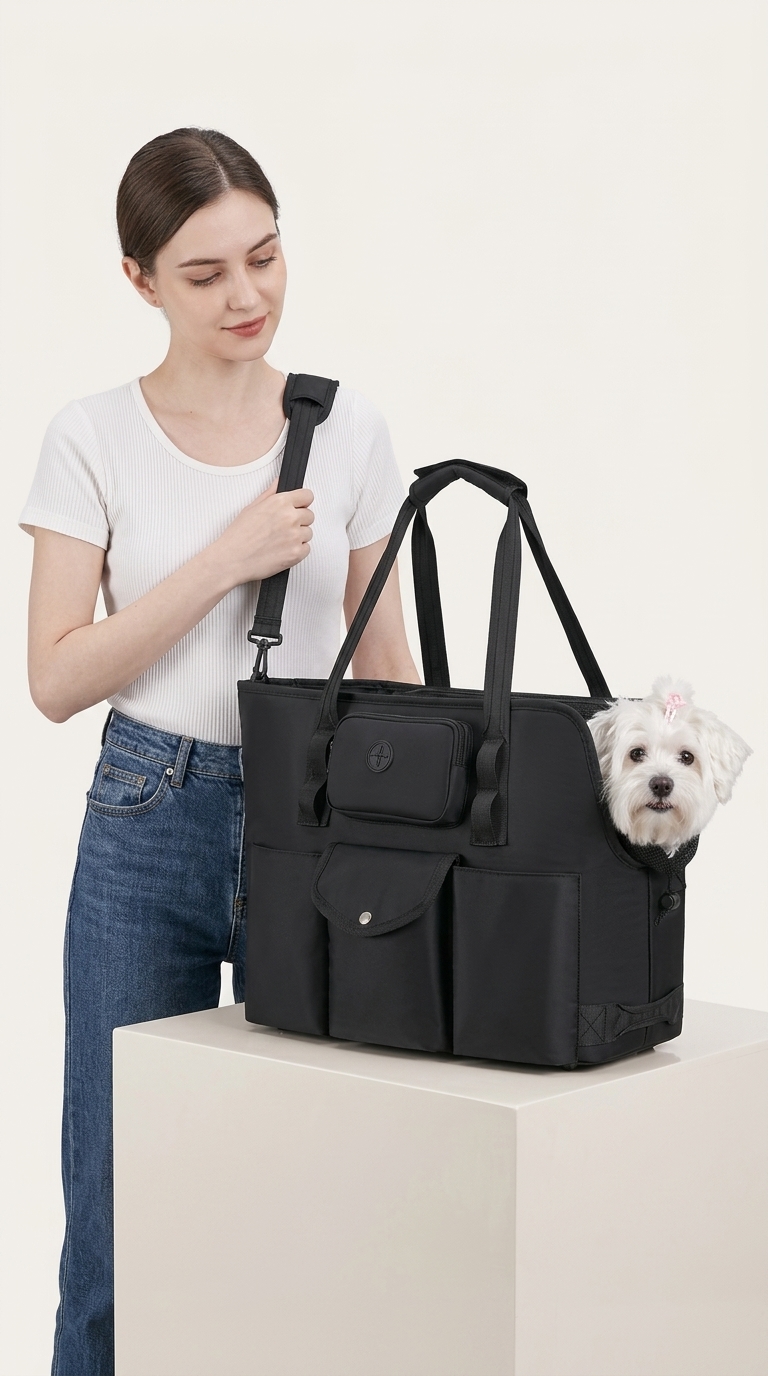 Portable Polyester Dog Carrier 