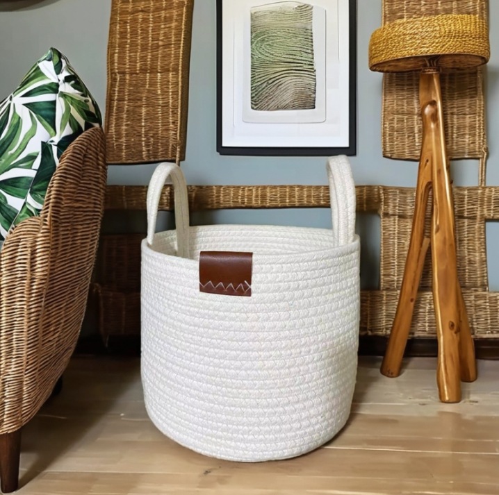 Natural Jute Storage Basket