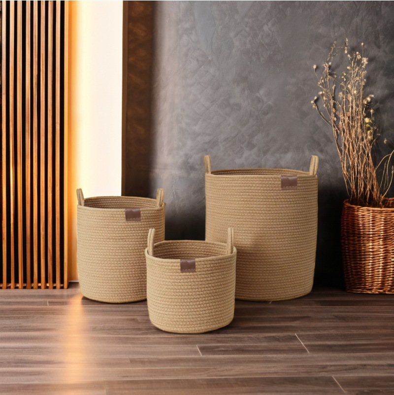 Natural Jute Storage Basket