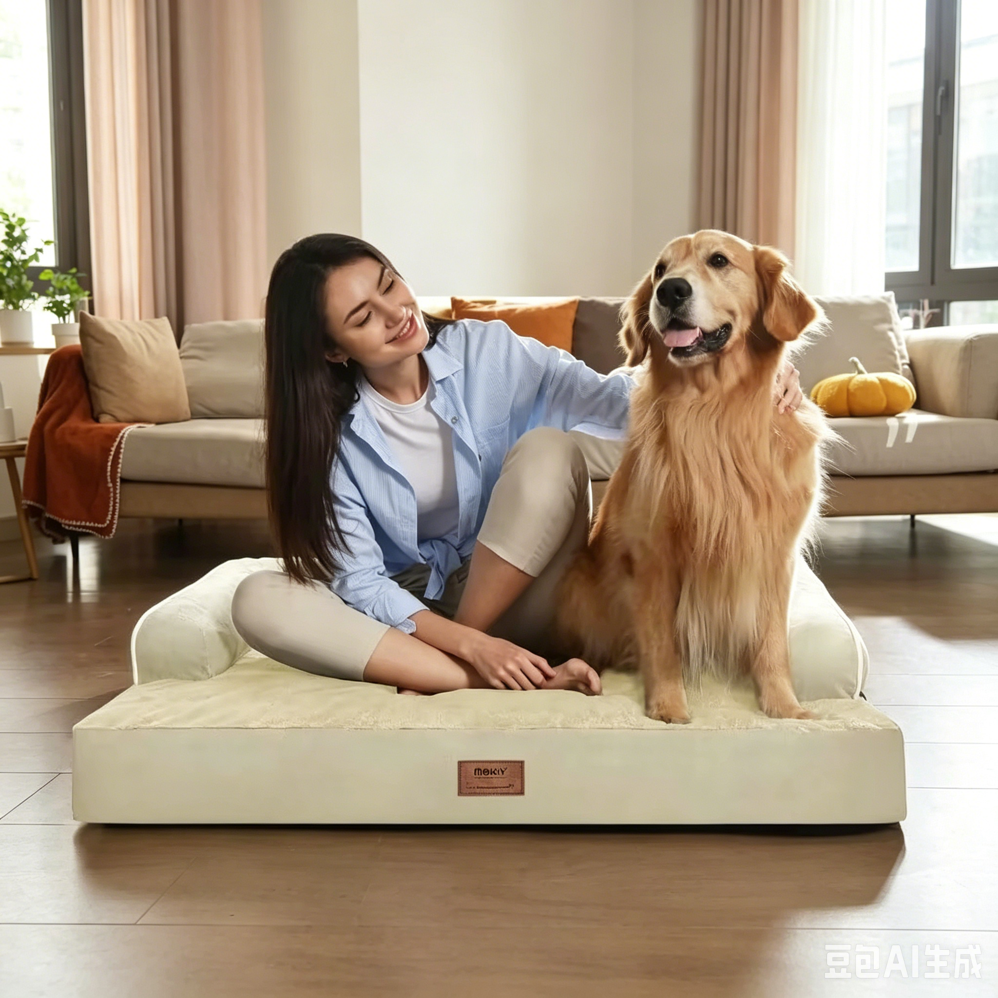 Orthopedic Bolster Dog Bed