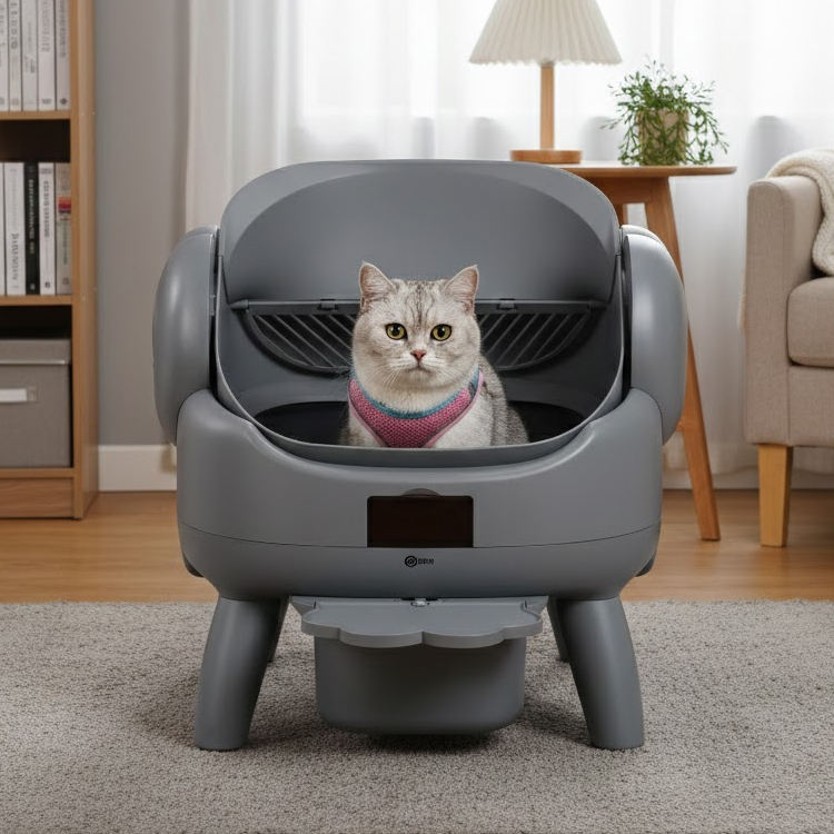 Automatic Self-Cleaning Cat Litter Box