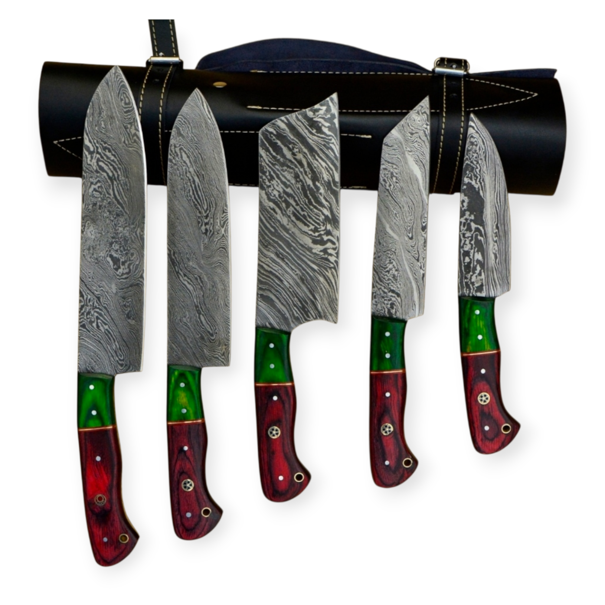 Damascus Steel Chef Knife Set