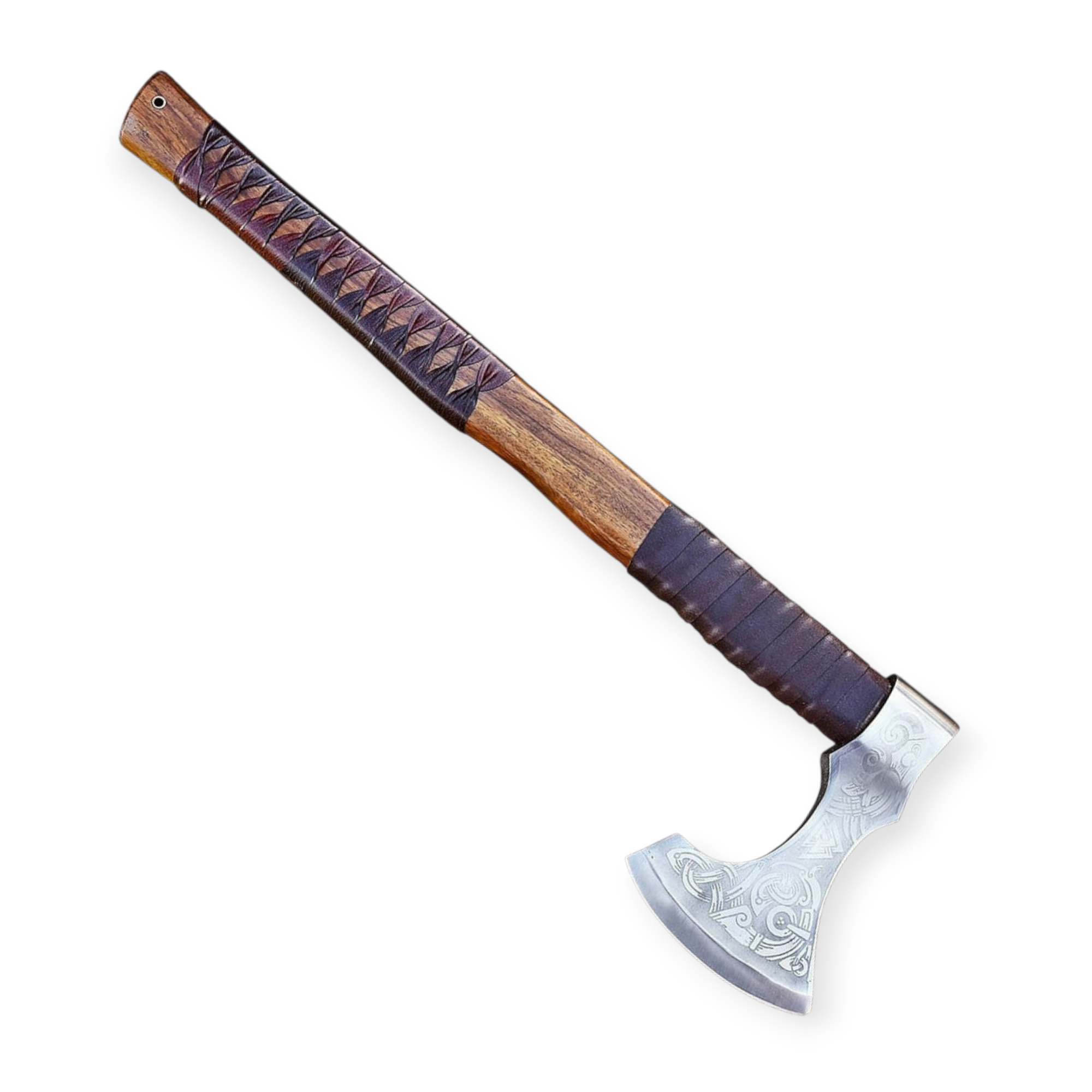 Engraved Viking Axe