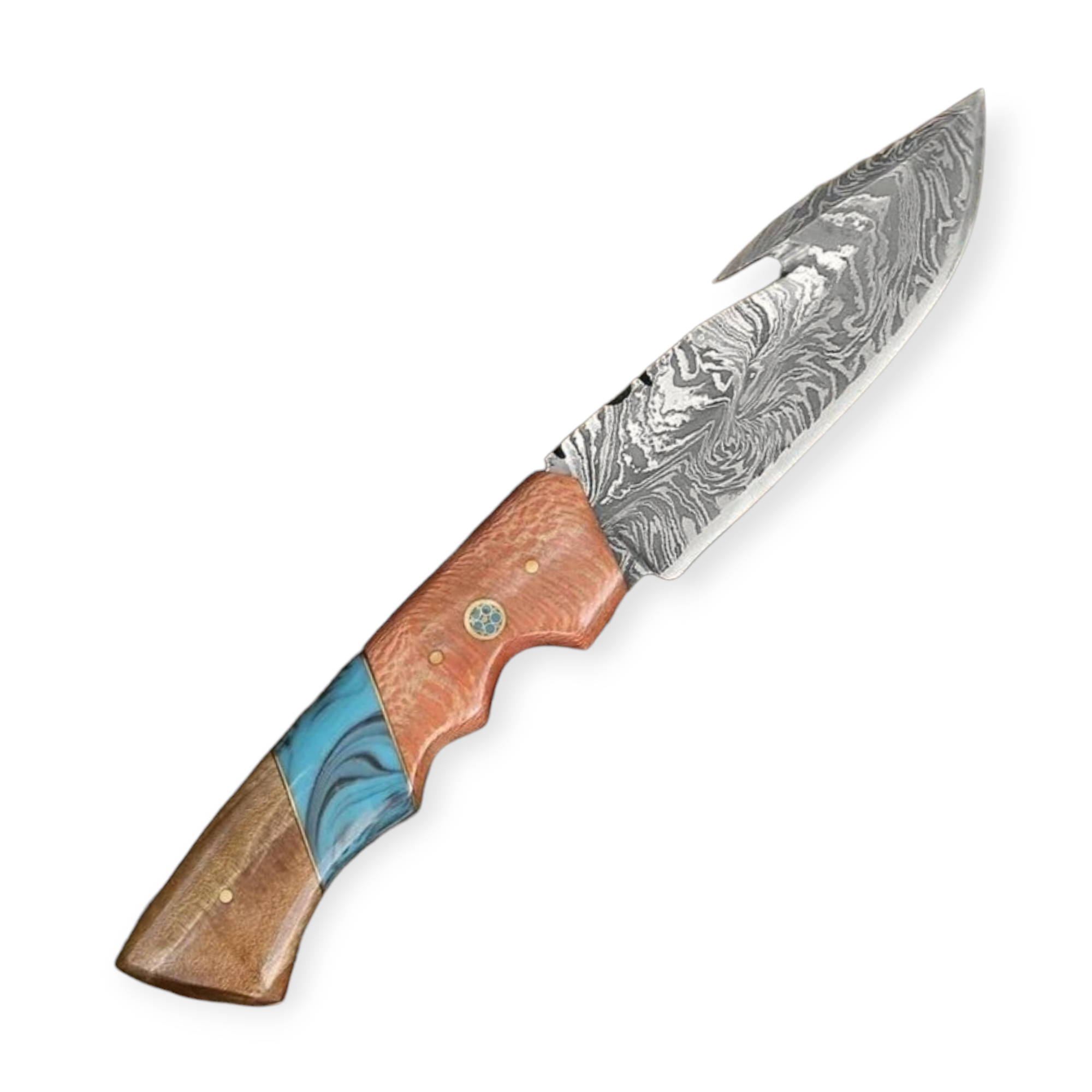 Damascus Steel Hunting Knife