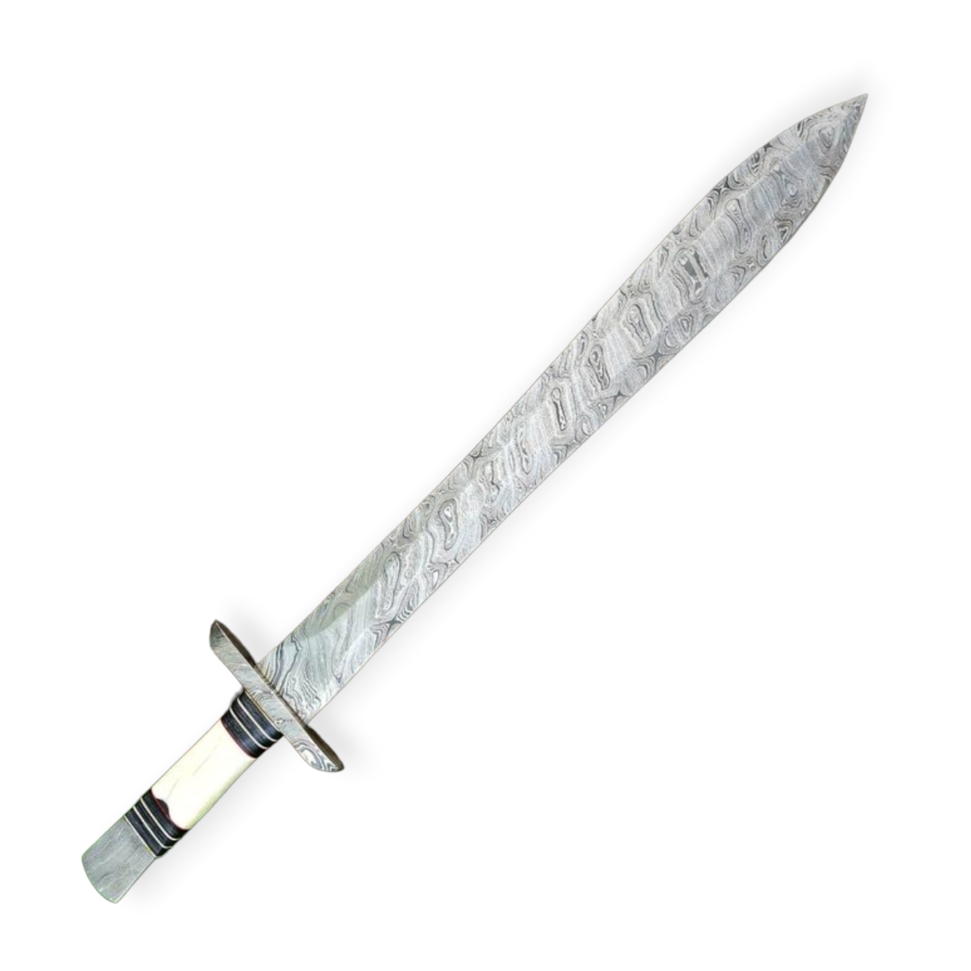 Damascus Steel Short Sword