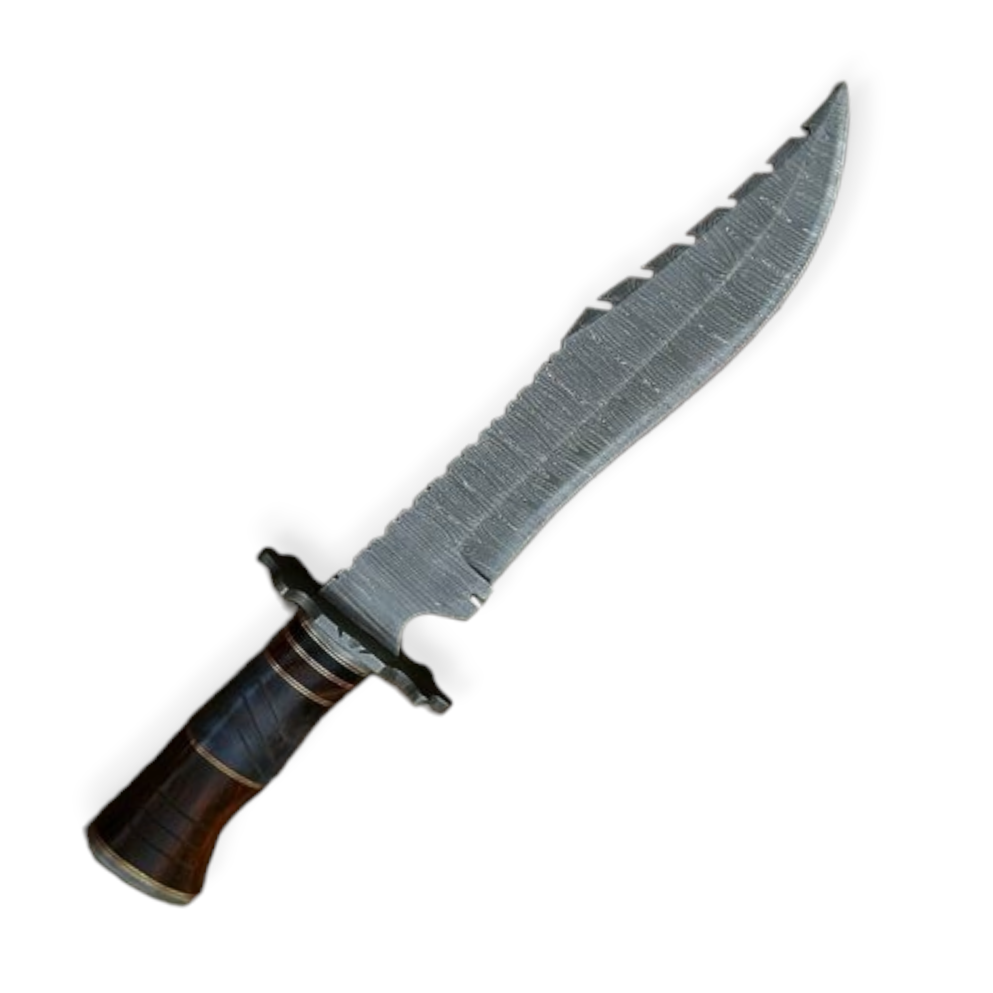 Damascus Steel Bowie Knife