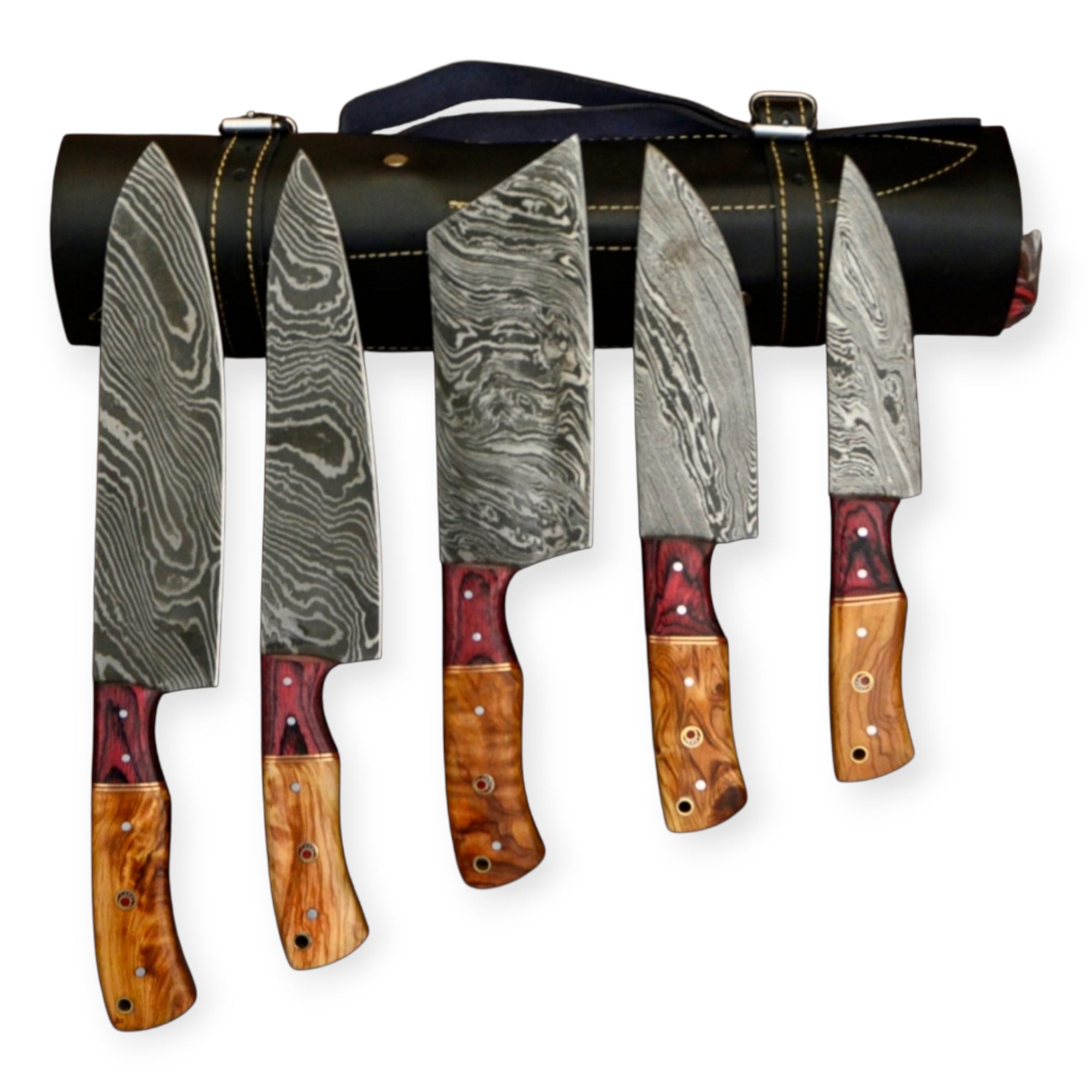 Damascus Steel Chef Knife Set