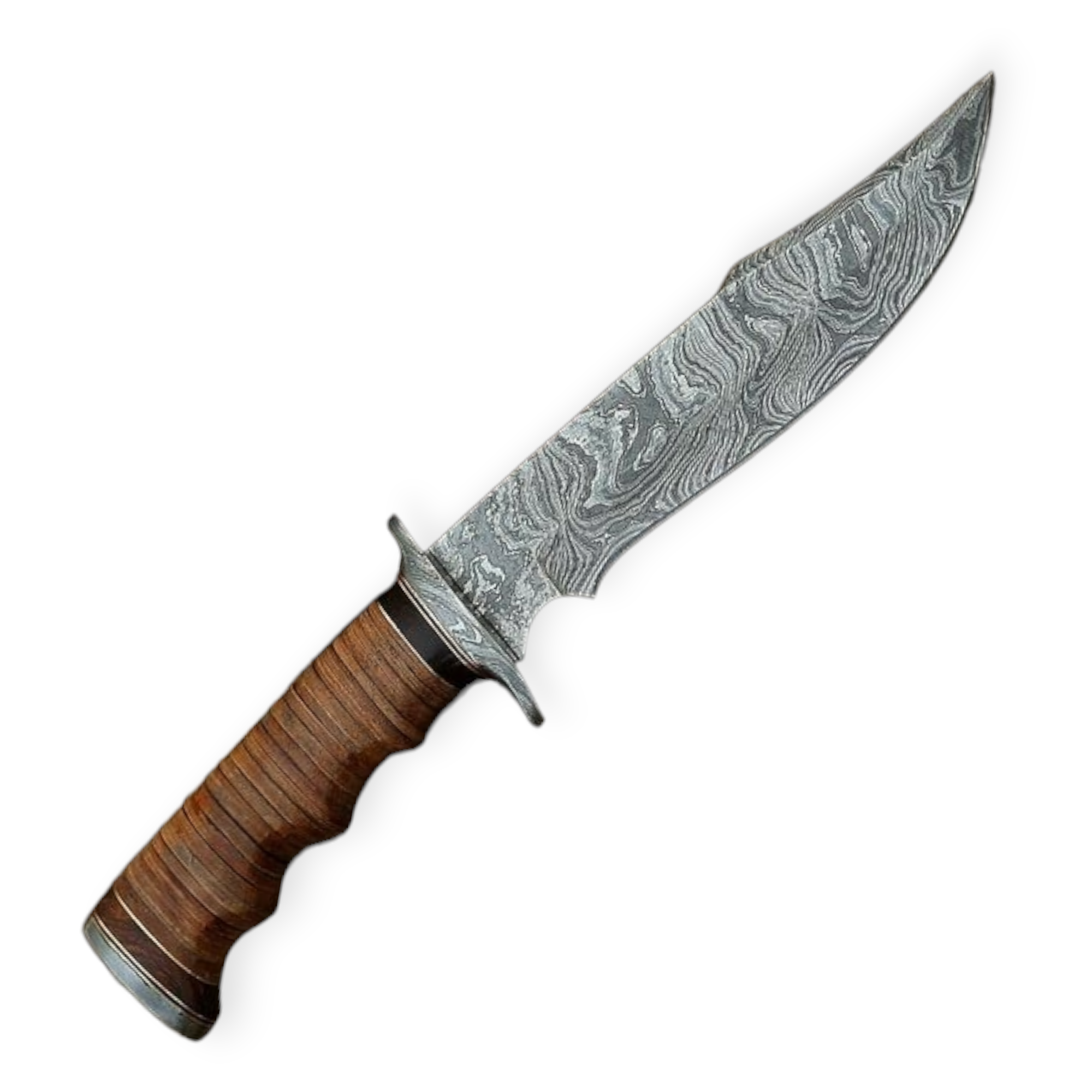 Damascus Steel Hunting Knife