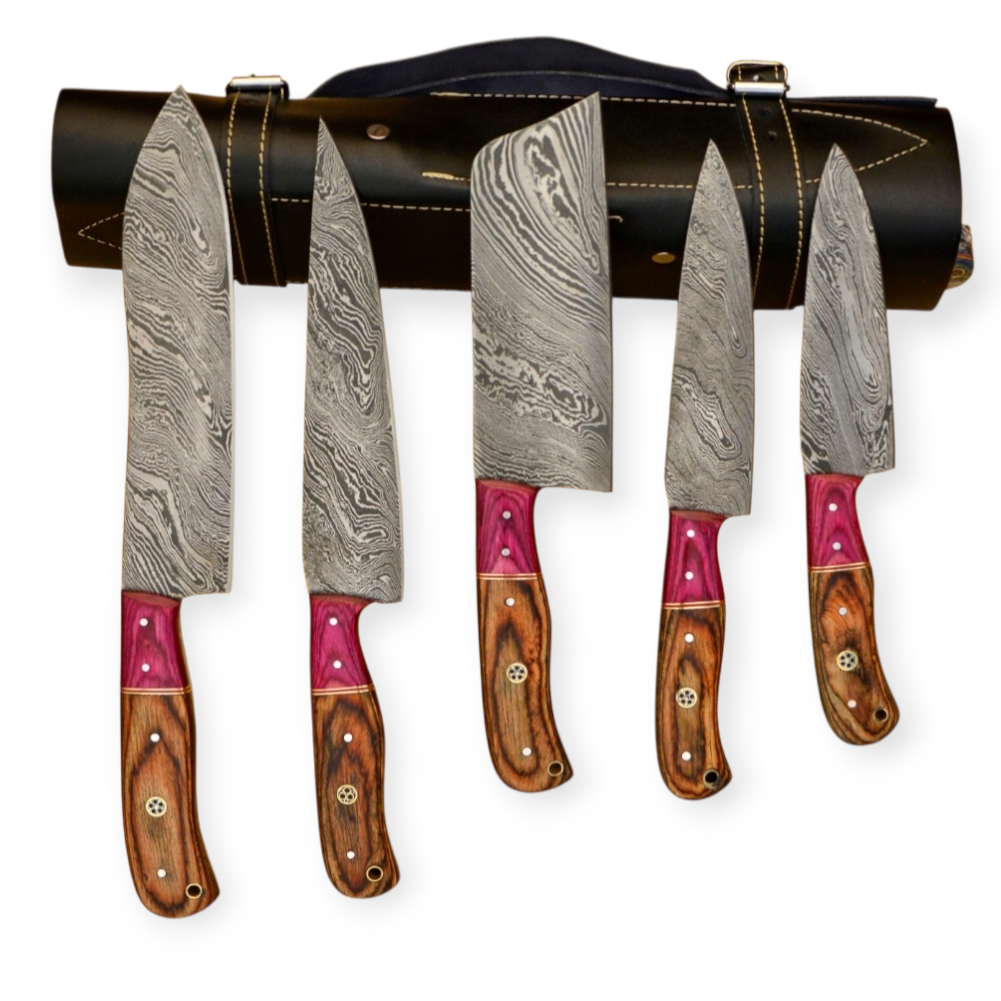 Damascus Steel Chef Knife Set