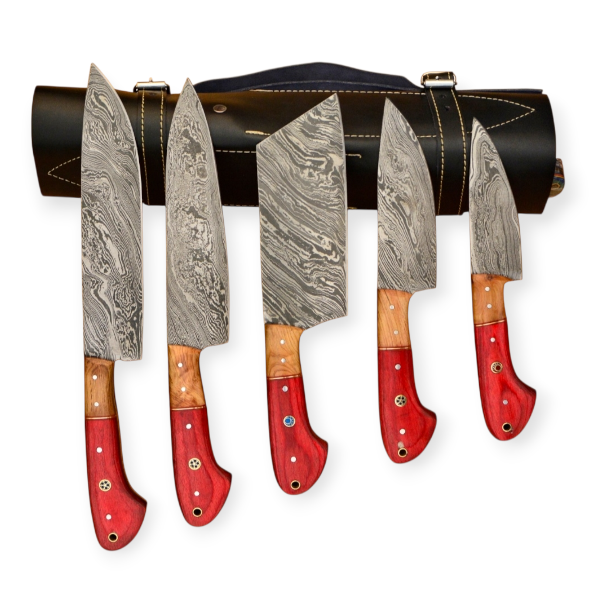 Damascus Steel Chef Knife Set