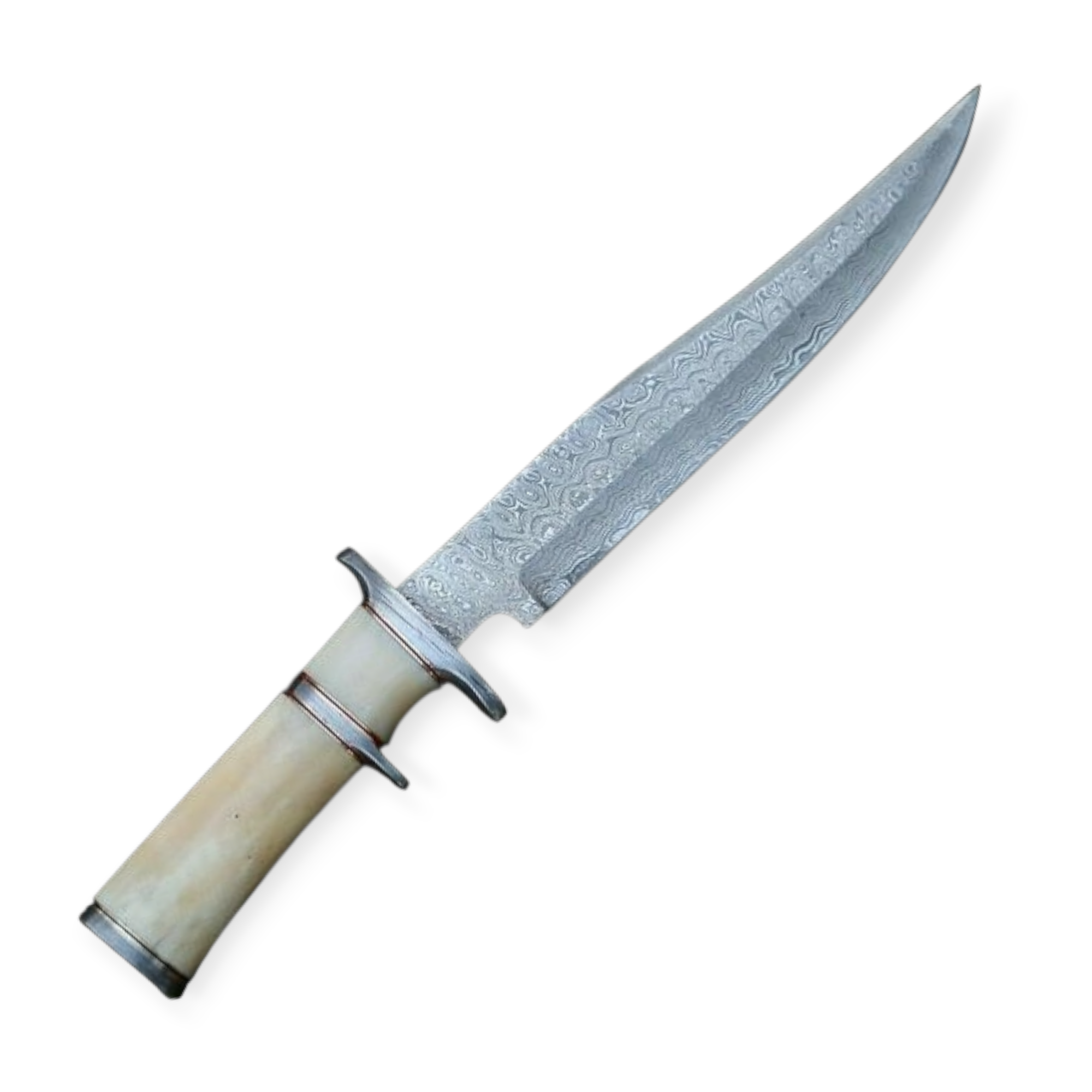 Damascus Steel Bowie Knife