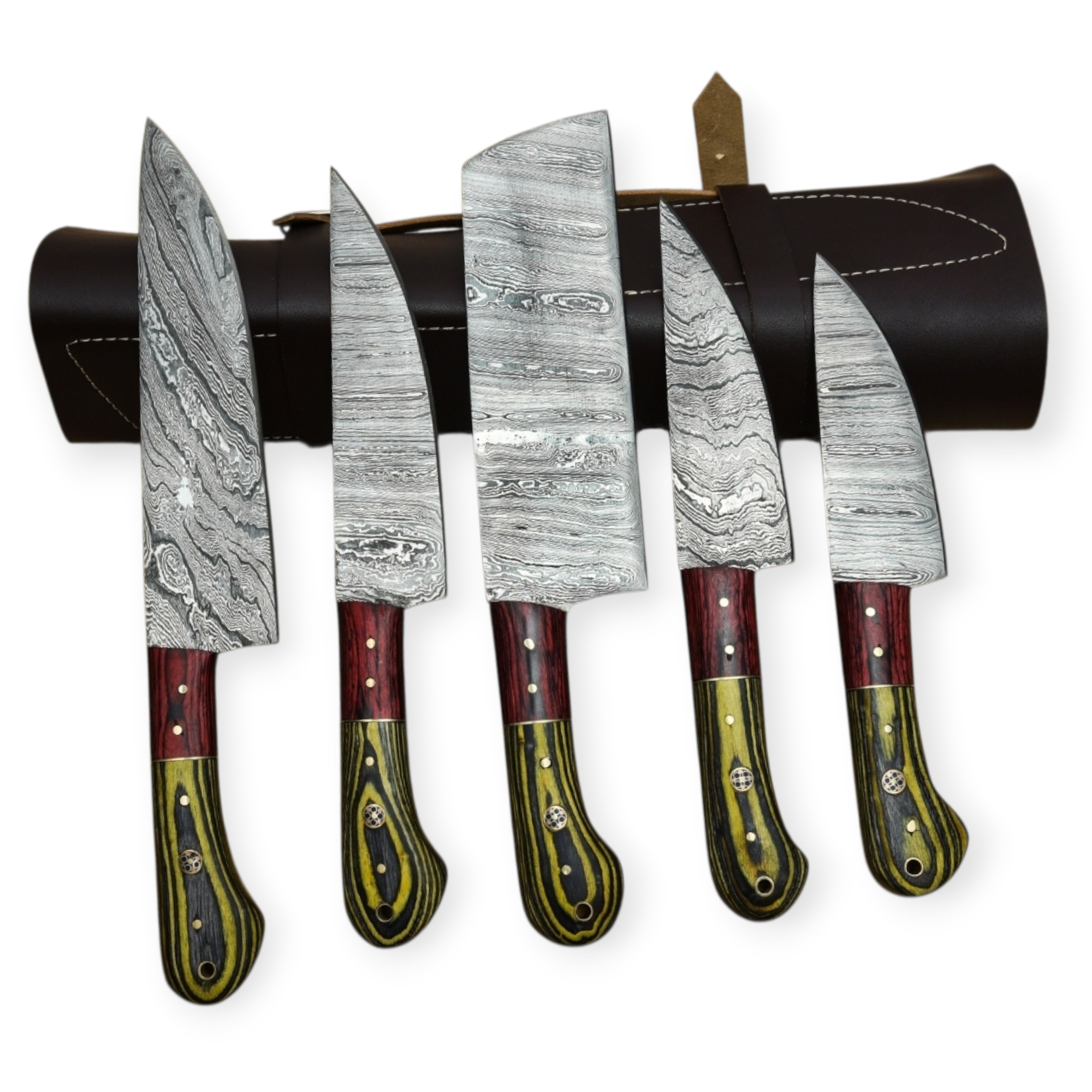 Damascus Steel Chef Knife Set
