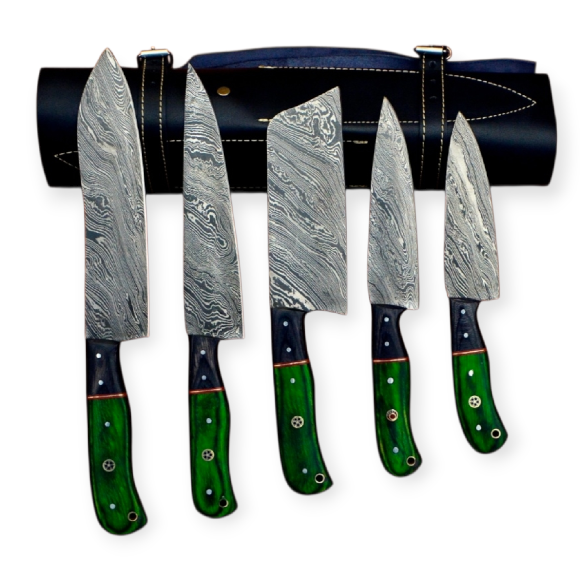 Damascus Steel Chef Knife Set
