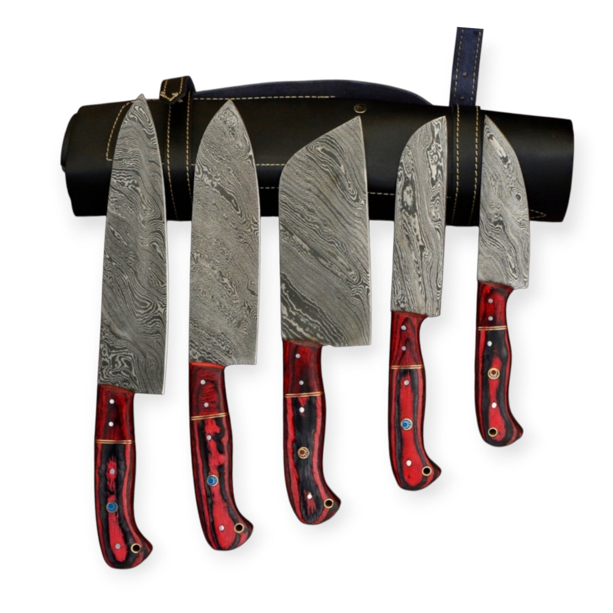 Damascus Steel Chef Knife Set