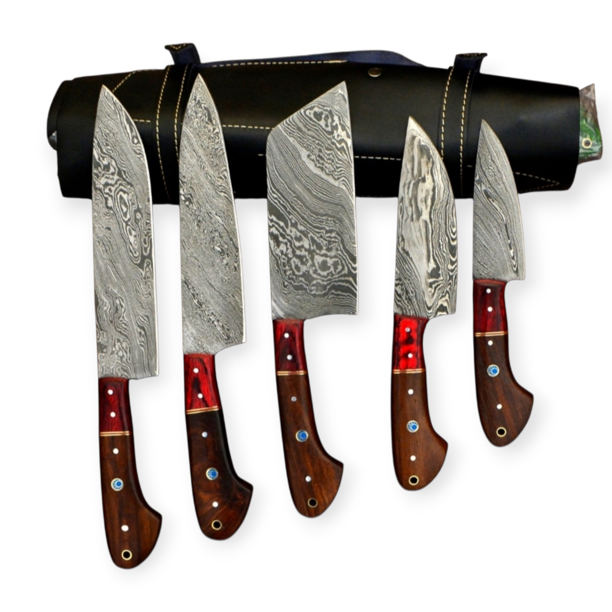 Damascus Steel Chef Knife Set
