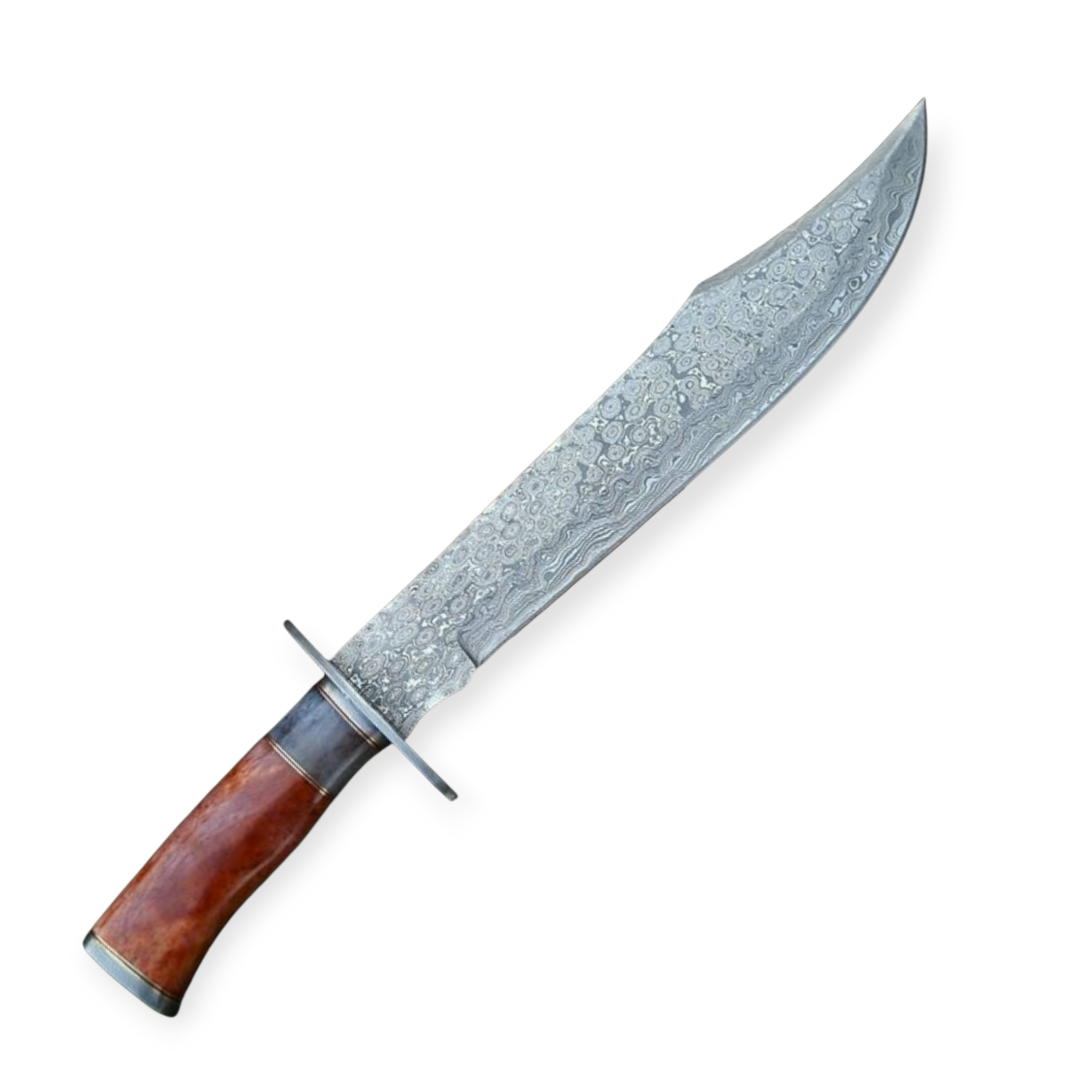 Damascus Steel Bowie Knife