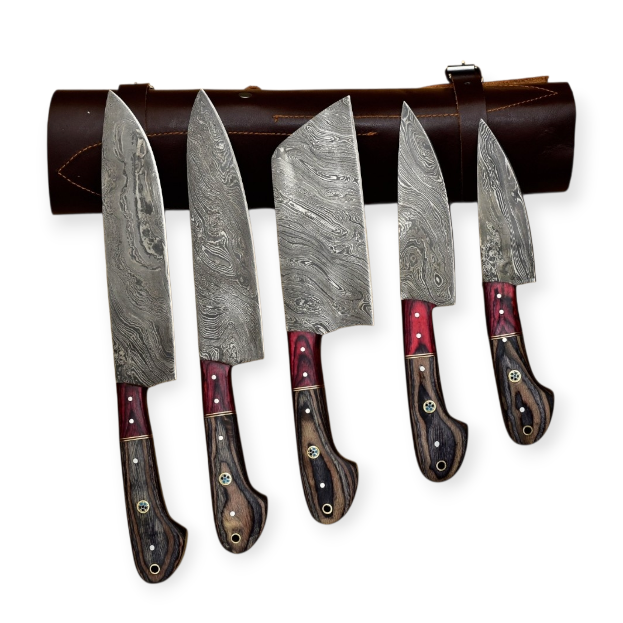 Damascus Steel Chef Knife Set
