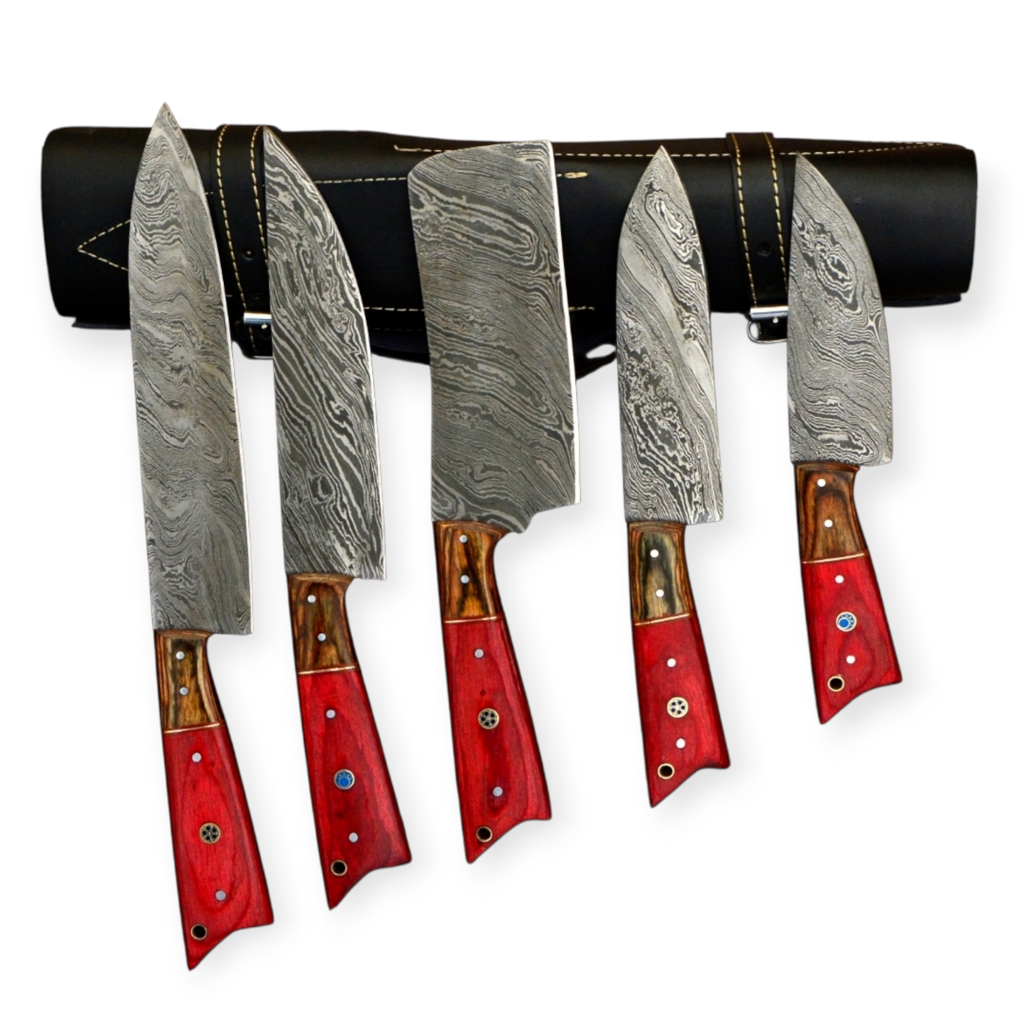 Damascus Steel Chef Knife Set