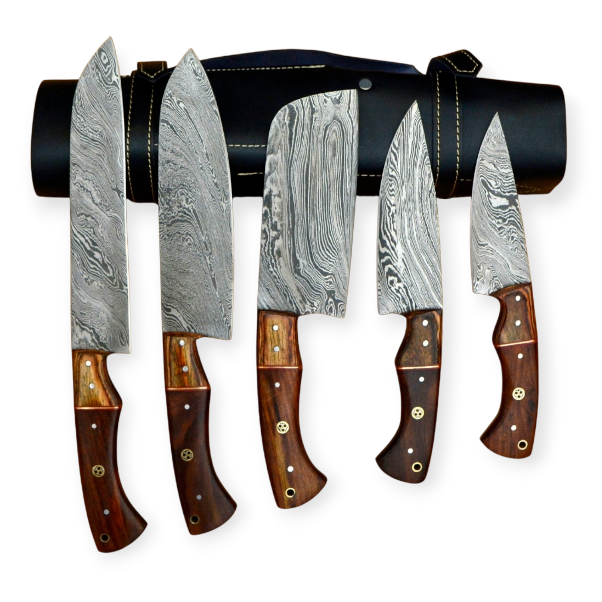 Damascus Steel Chef Knife Set