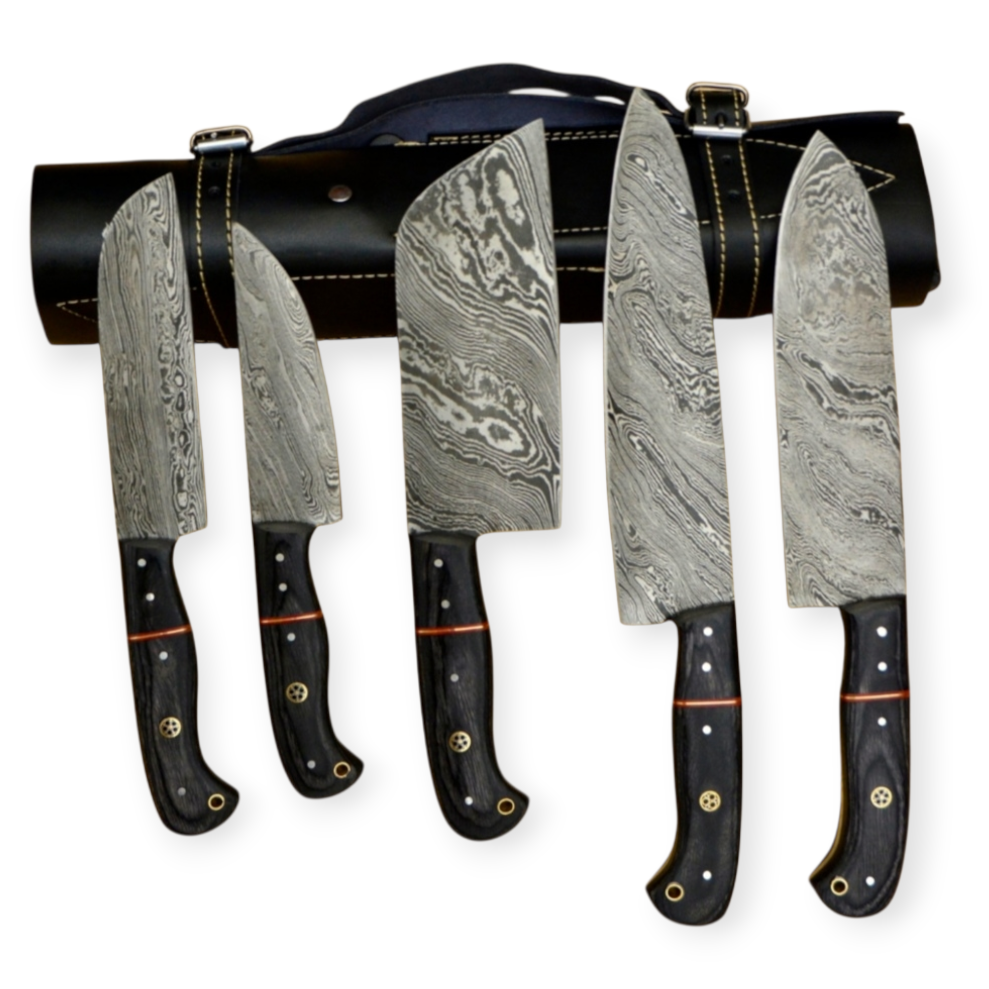 Damascus Steel Chef Knife Set
