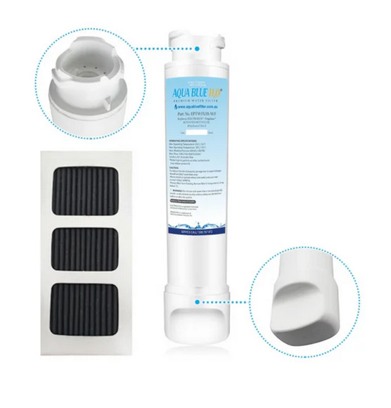 242047806 Electrolux, Westinghouse Fridge Water Filter & Air Filter Set , Aqua Blue 