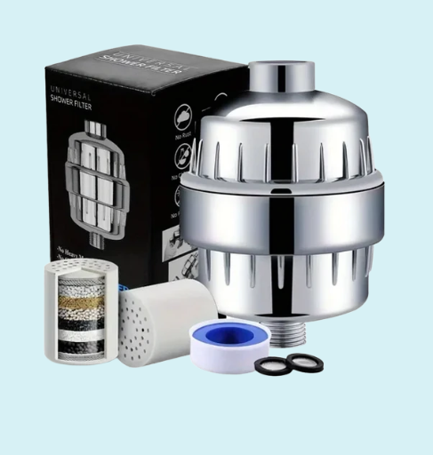 SF650 High Output Shower Filter System With 12 Stage Cartridge black Box Version kit