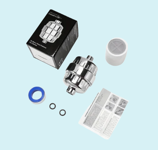 SF650 High Output Shower Filter System With 12 Stage Cartridge black Box Version kit