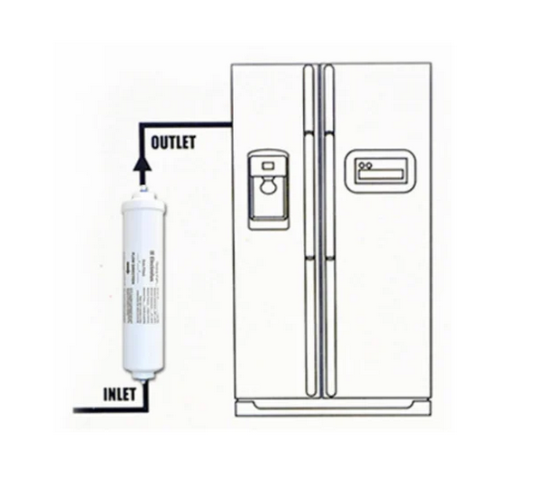 900403940 Electrolux, Westinghouse Fridge External Water Filter - 1450970, ACC139