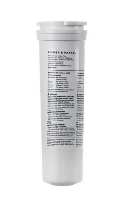 862285 Fisher & Paykel Fridge Water Filter - 836848