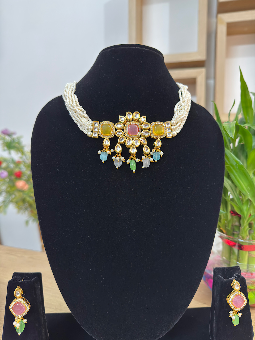 Designer Kundan Chokar Set