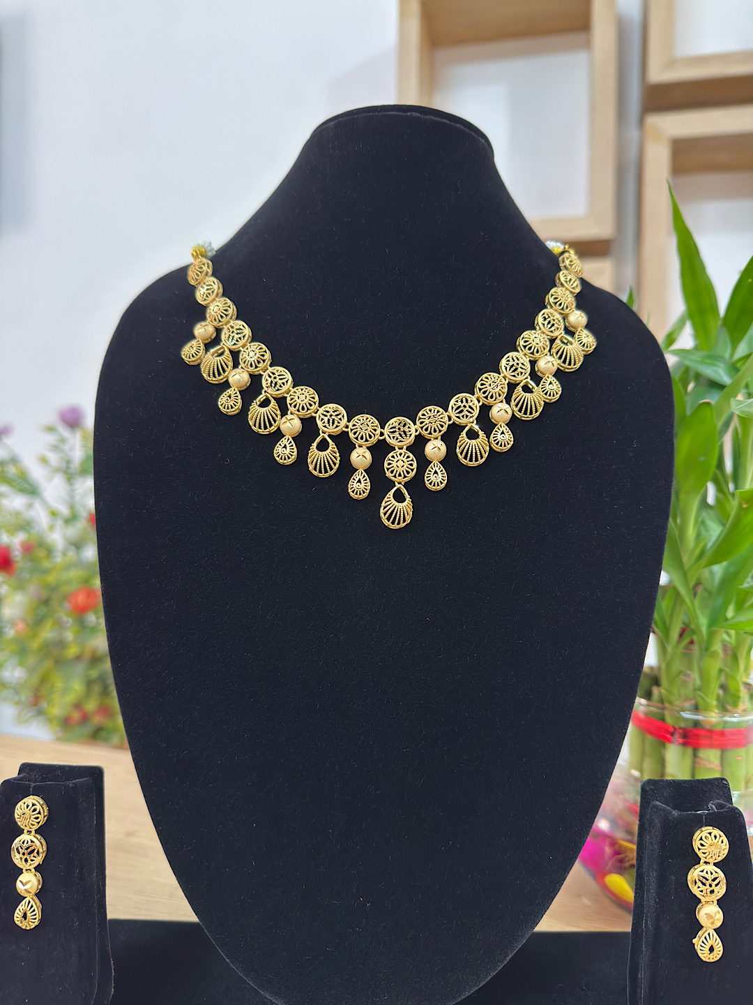Dubai Gold Look Necklace Set