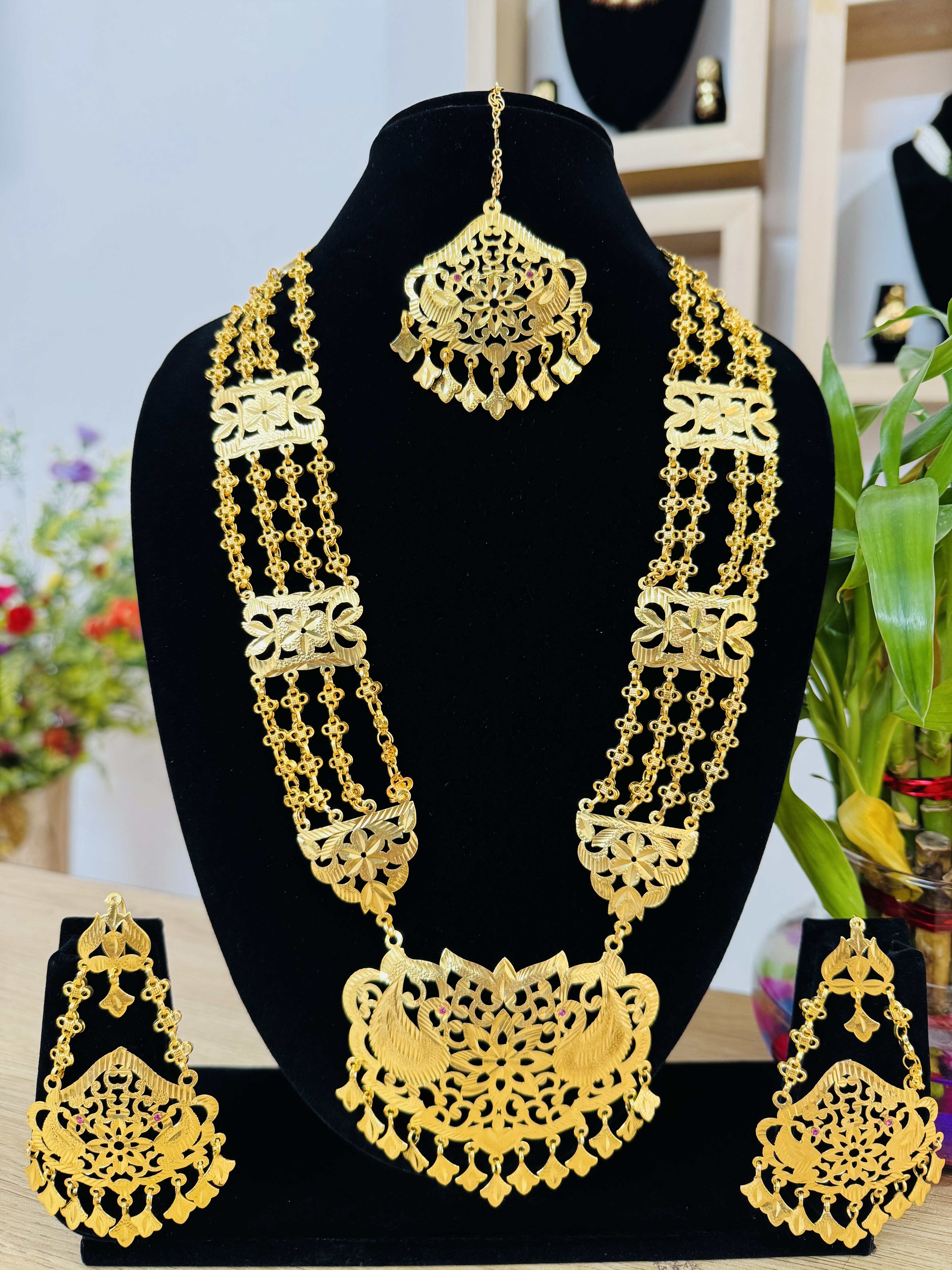 Real Gold Look Raani Haar