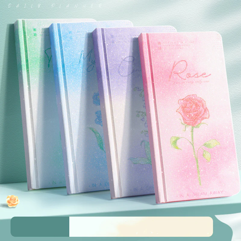 Petals & Pages Aesthetic Floral Notebook Diary – Cute Journal for Kids & Teens | Birthday Return Gift | Toymi