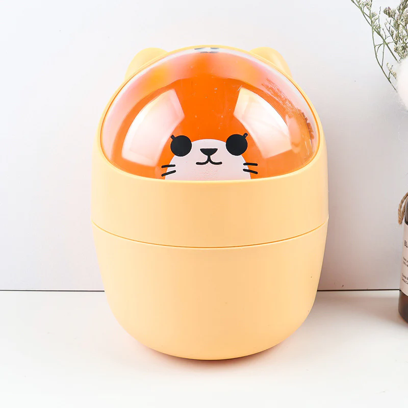 Kawaii Bear Desk Trash Can – Cute Multipurpose Storage Holder for Kids | Desk Organizer & Return Gift | Toymi