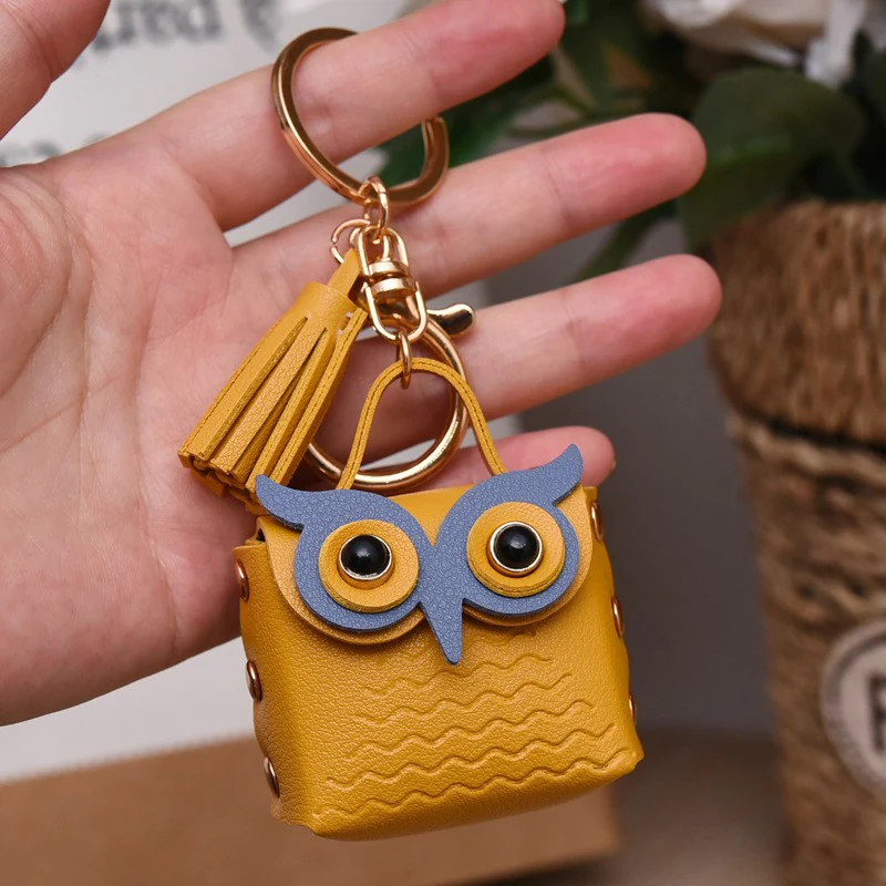 Stylish Owl Coin Pouch Keychain for Kids – Cute Mini Wallet & Key Holder | Birthday Return Gift | Toymi
