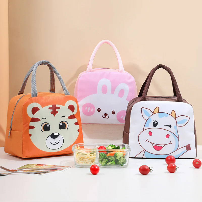 Cute Animal Thermal Lunch Bag for Kids – Insulated Lunch Tote | Perfect Birthday Return Gift | Toymi