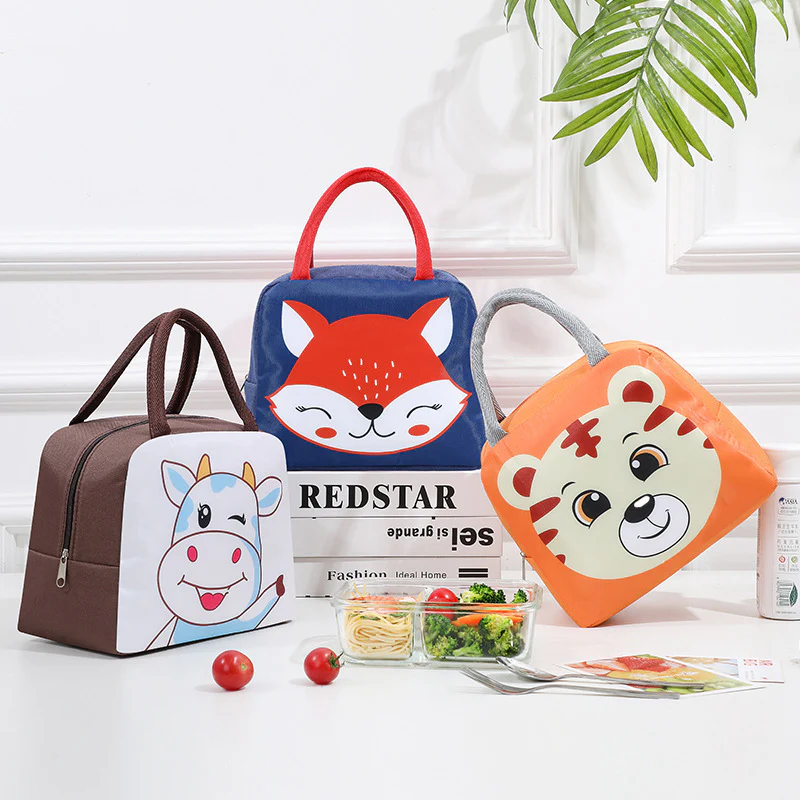Cute Animal Thermal Lunch Bag for Kids – Insulated Lunch Tote | Perfect Birthday Return Gift | Toymi
