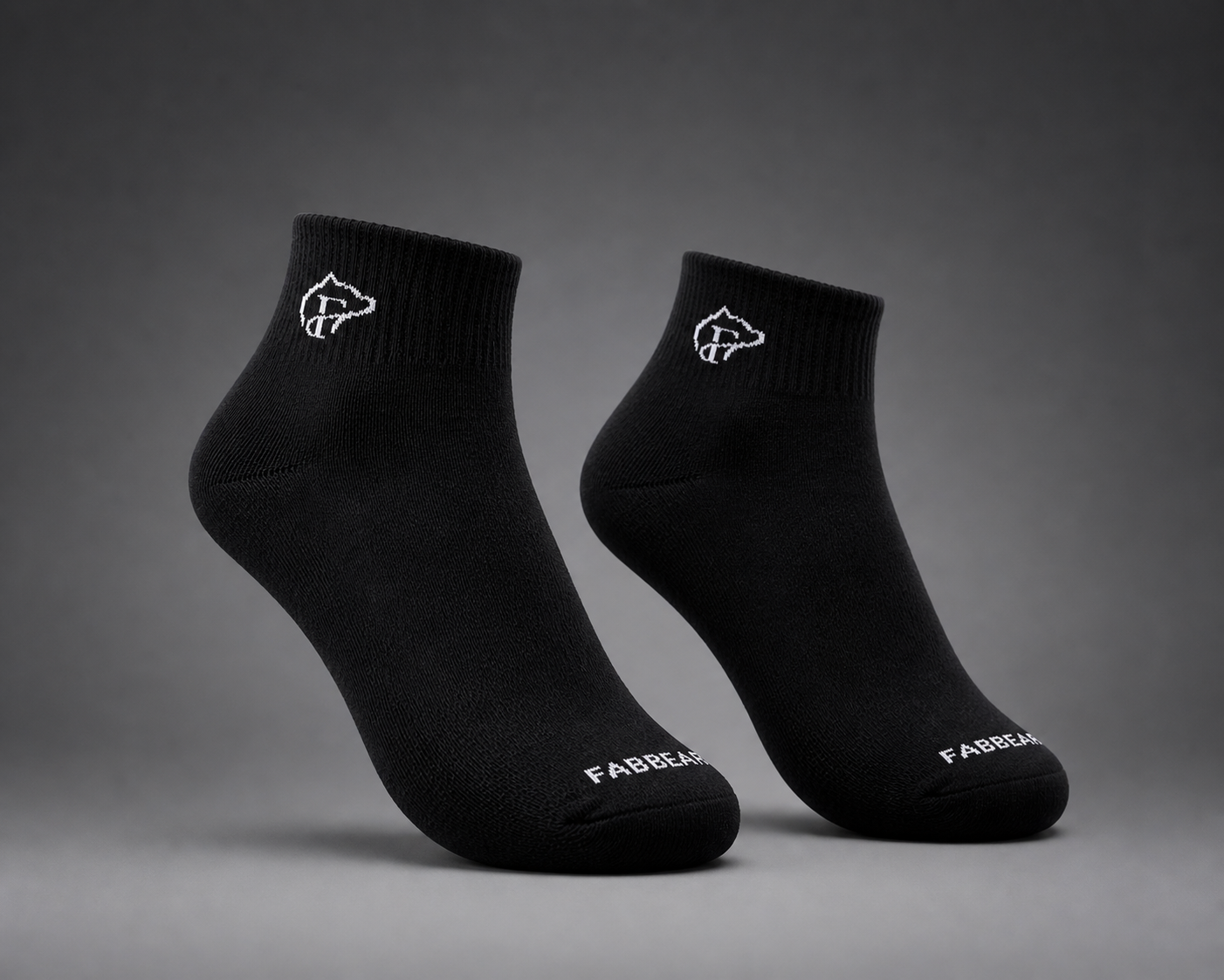 Ankle-Length Black Socks