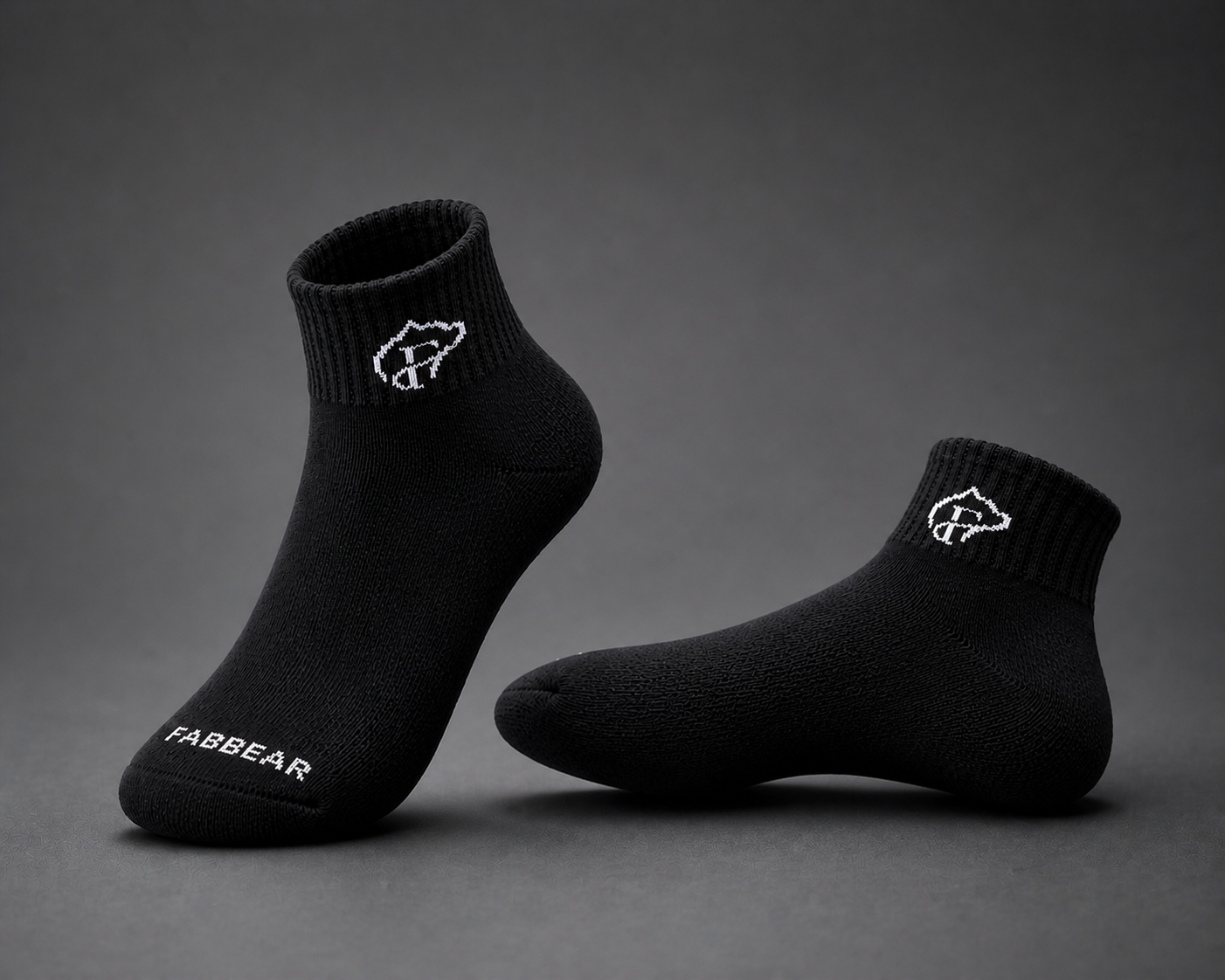 Ankle-Length Black Socks