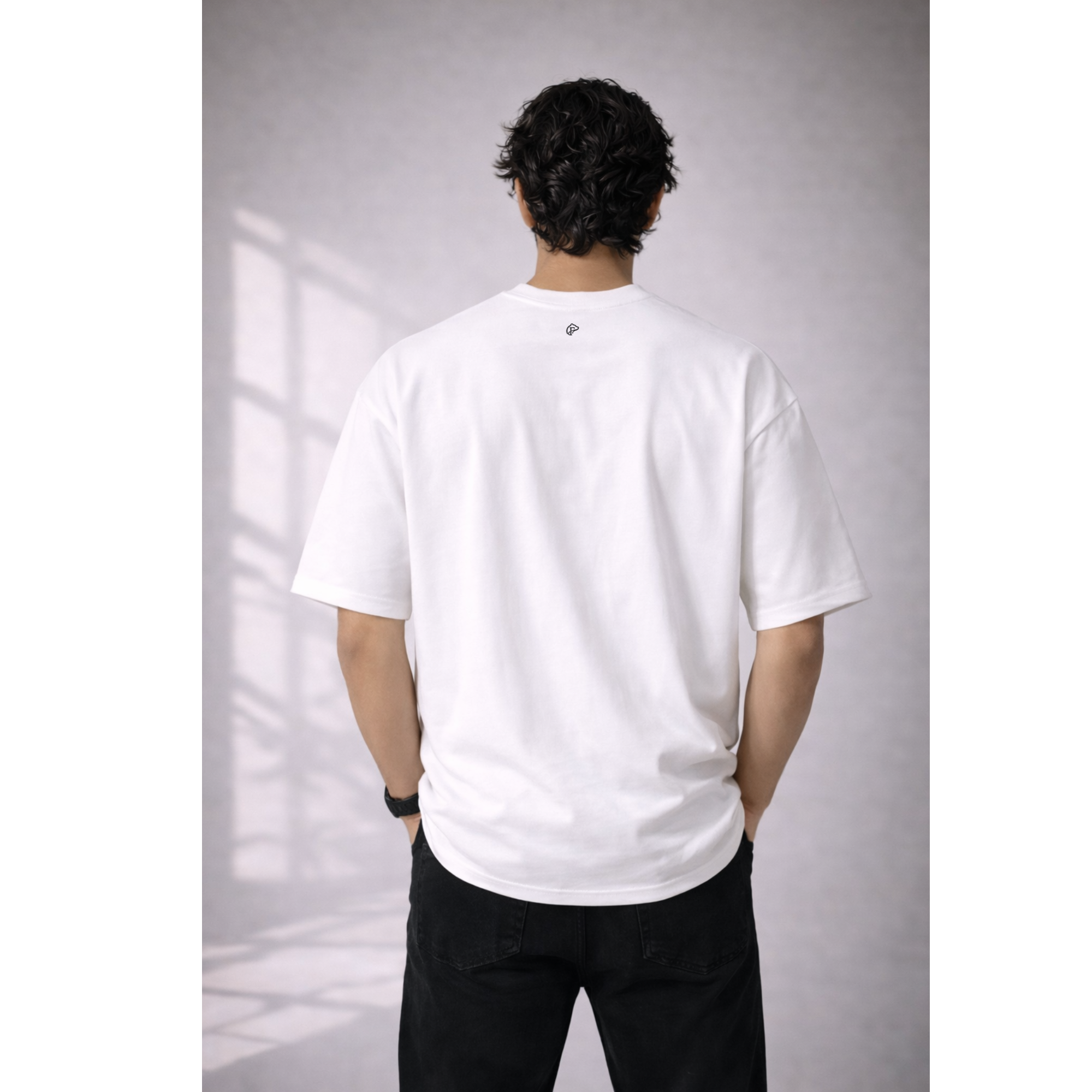 Lifting Hamster Graphic Oversized T-Shirt