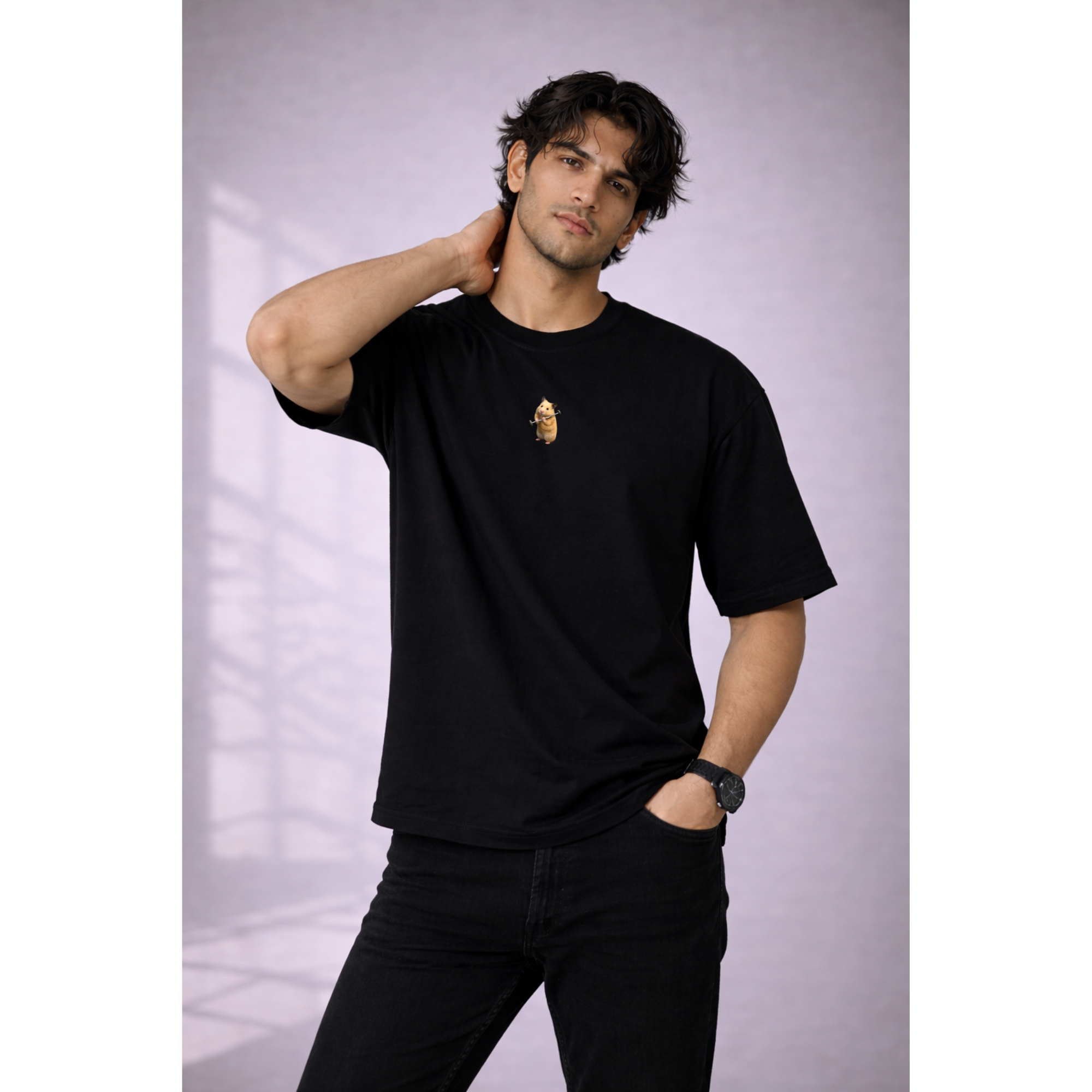 Gym Hamster Oversized T-shirt