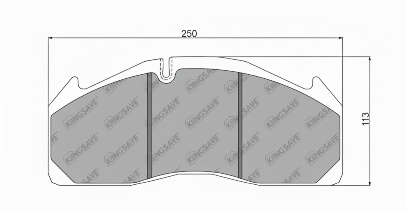 WVA 29125, Volvo truck brake pad set. Guarantee 100,000 KM
