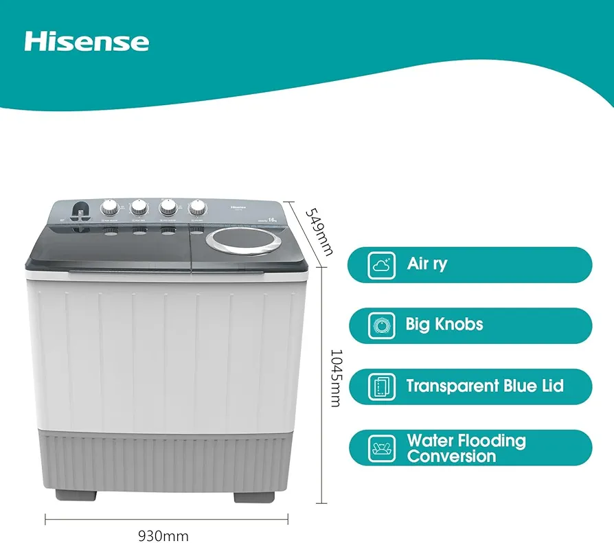 Máq. Lavar TWIN TUB WSCG143 14 kg