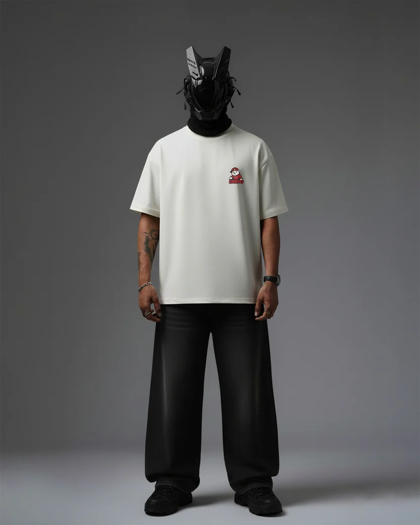 Minimalist White Oversized T-Shirt