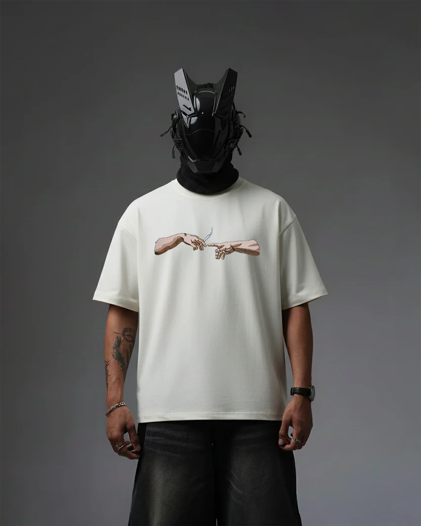 Minimalist White Crew Neck T-Shirt