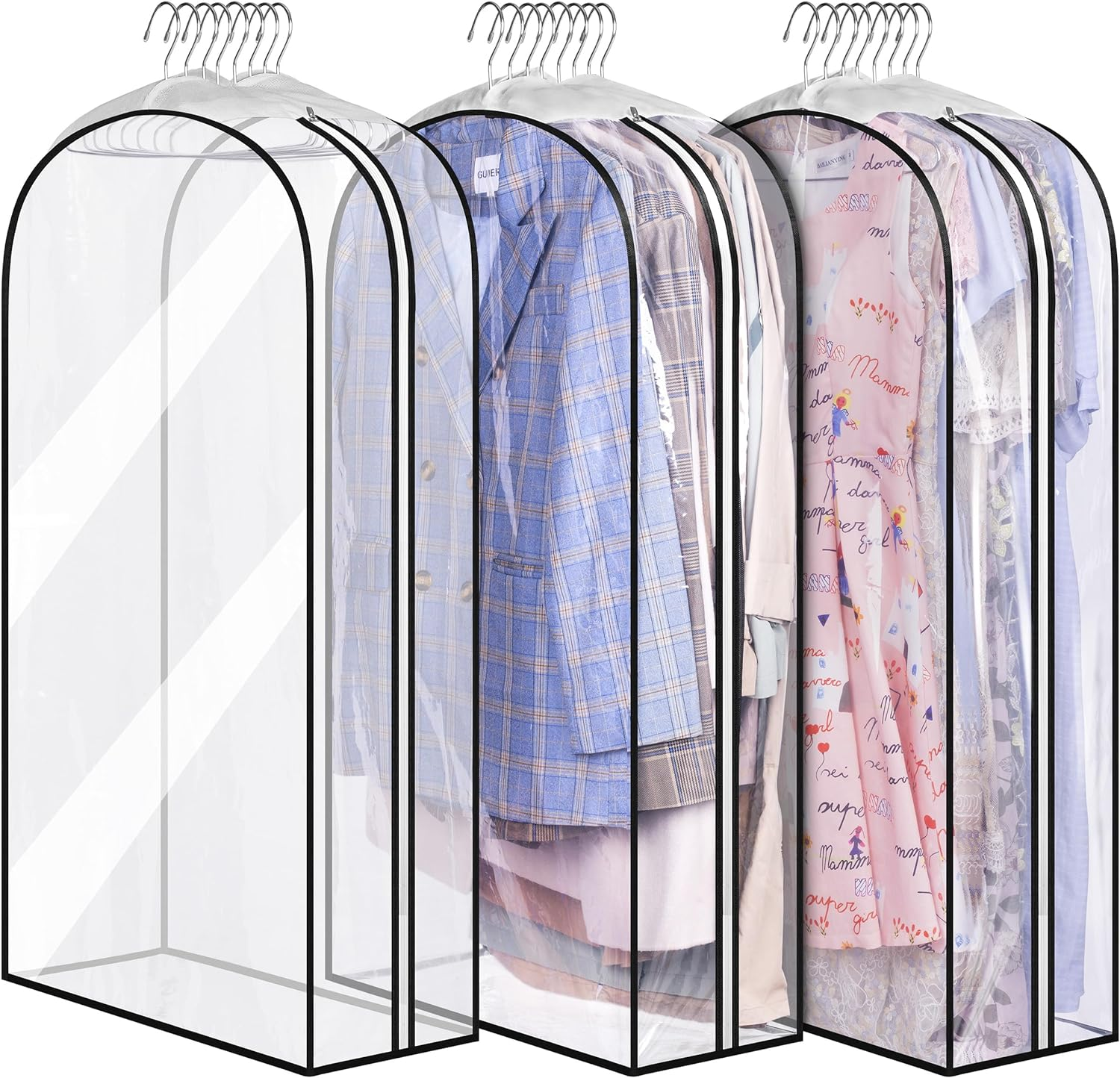 Clear Garment Covers Set