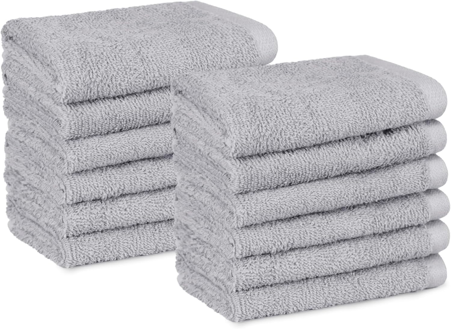 Grey Cotton Bath Towel Set