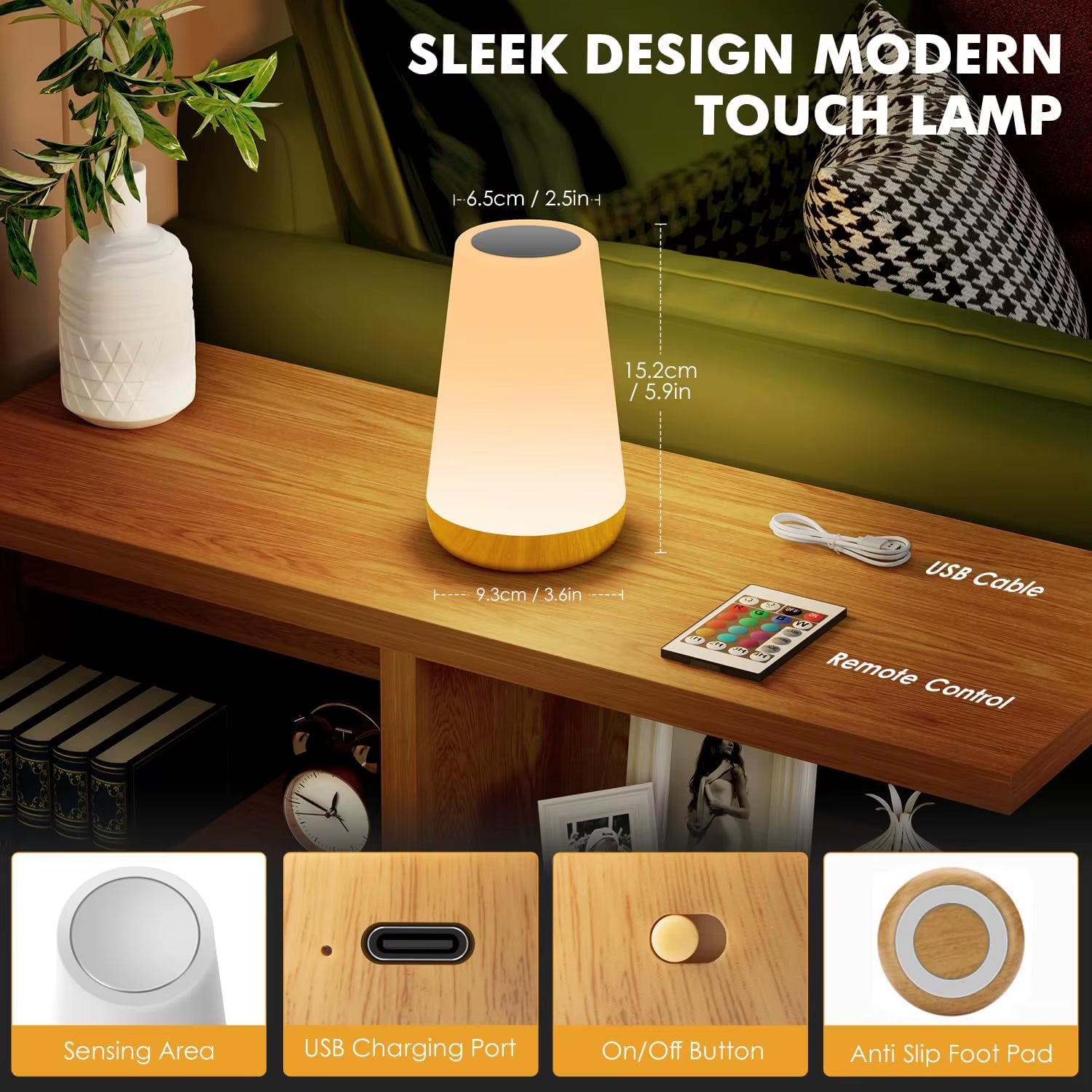 Touch Control LED Table Lamp
