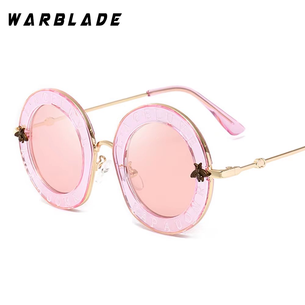 Retro Round Leopard Print Sunglasses