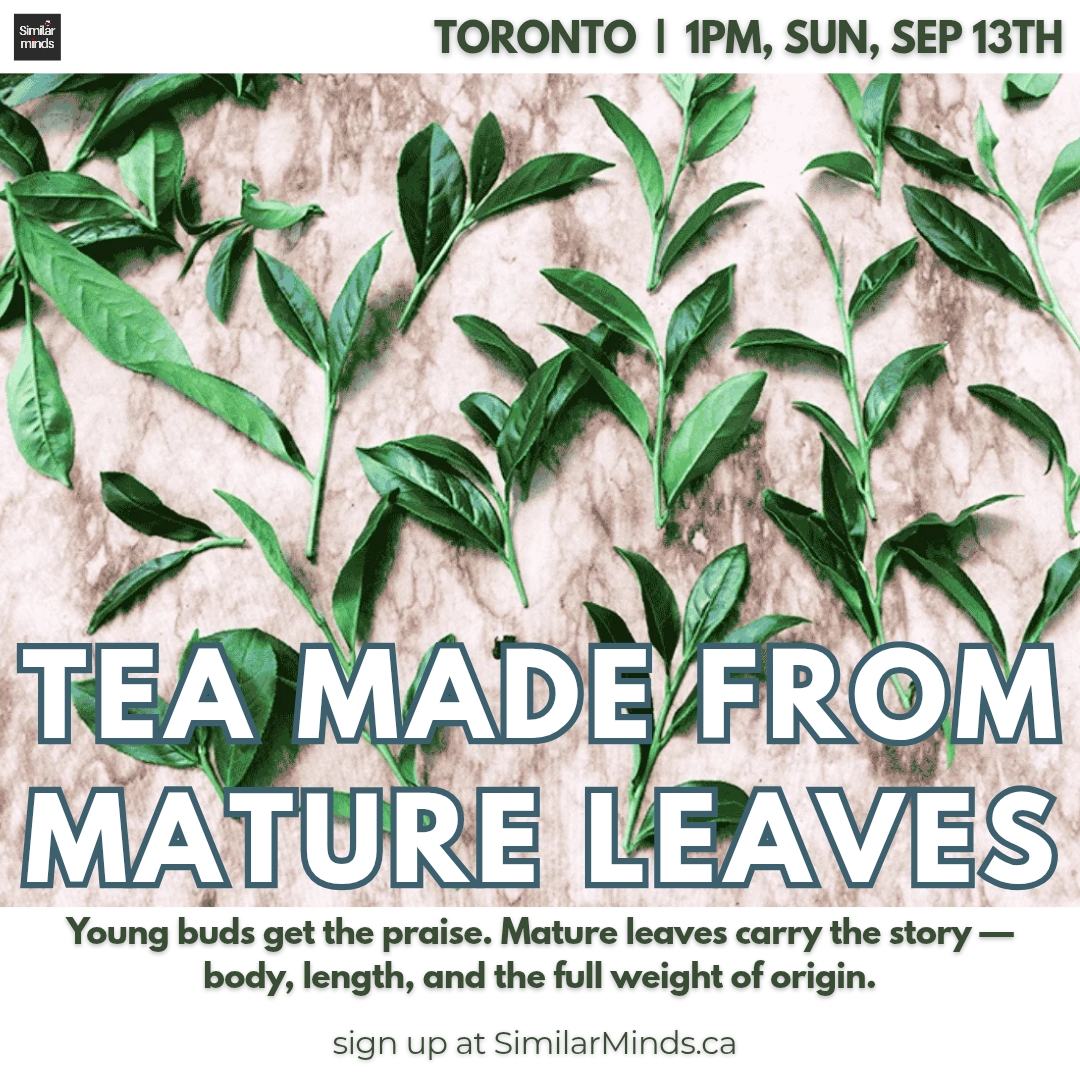 Buds (Aug 9) vs. Leaves (Sept 13)— A Two-Part Tasting Series @Toronto